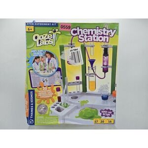Thames & Kosmos Ooze Labs Chemistry Station Kit 20 Experiments NEW (Box‎ Damage)